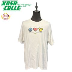【DISNEY】ディズニー PEACE LOVE MICKEY 90’s Vintage Tシャツ 2XL