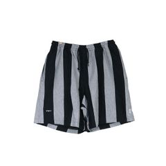 WTAPS ダブルタップス 24SS WUS 03/SHORTS/COTTON.SIGN 241ATDT-CSM42 ストライプ スウェット イージー ショーツ コットン サイン ブラック ハーフ ショート パンツ ボトムス サイズ02(M) jun