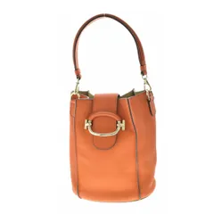 二子玉) TOD'S トッズ ダブルTリング バケツ ショルダーバッグ