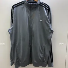 adidas アディダス トラックジャケット スリーライン ジャージ ベトナム製 メンズ グレー