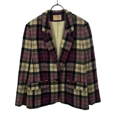 ペンドルトン 70s USA製 ウール100% ヴィンテージ チェック柄 テーラードジャケット 10 PENDLETON レディースのサムネイル