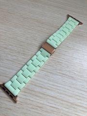 アップルウォッチ バンド ベルト Apple Watch ライトグリーン
