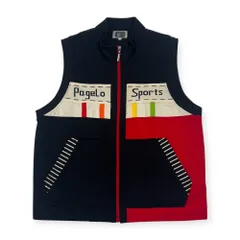 PAGELO パジェロ ジップ ベスト M/ブラック系 メンズ ゴルフ