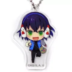 【中古】雑貨 嘴平伊之助 「劇場版 鬼滅の刃 無限列車編×ローソン アクリルキーホルダー(ローソン冬服)」