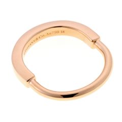 ティファニー / TIFFANY&Co.　ロック リング　72345835　K18/Au750　ローズゴールド(ピンクゴールド)　 # 12【中古】 商品番号 L-158217