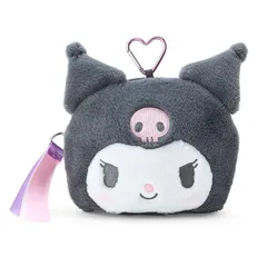 【新着商品】サンリオ(SANRIO) 窓付きフェイス形ポーチキャラクター大賞第2弾 クロミ クロミちゃん kuromi 15×155×7cm キャラクター