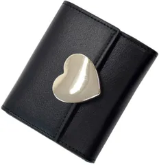 [アルトローズ] ブラック 三つ折り財布 レディース 3つ折り財布 コンパクト財布 ミニ財布 小さい財布 女性 ミニ 人気 ブランド 可愛い 薄い 薄型 コンパクト 折りたたみ 財布 さいふ 使いやすい 大容量 小銭入れあり おしゃれ かぶせ か [ブラック]