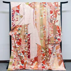 【希少】 セミアンティーク　千總の引き振袖　金駒刺繍　着物のサムネイル