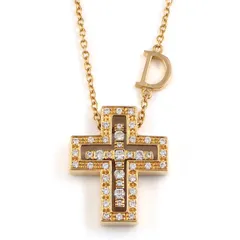 ダミアーニ DAMIANI ネックレス ベル エポック XXS 20083570 クロス ダイヤモンド K18PG 【中古】のサムネイル
