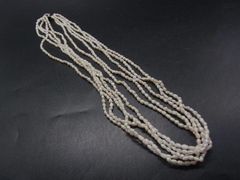 1回使用】 ベビーパール ロングネックレス ハートクラスプ 超美品 