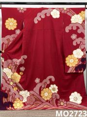 振袖 豪華 京友禅 銀通し 紋意匠 身丈166cm MO2755 - メルカリ