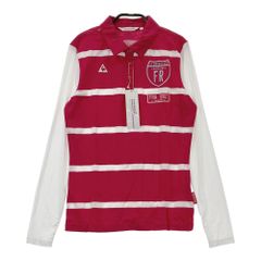 サイズ：L AND PER SE アンパスィ  フロントロゴ ハイネック 長袖Tシャツ  ホワイト系 [240101490478] ゴルフウェア レディース ストスト ハイネックシャツ レディース アンパスィ and per se 2025 秋冬