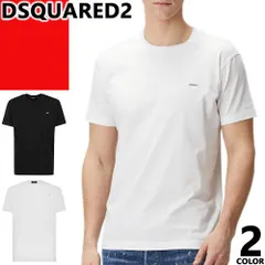 ディースクエアード DSQUARED2 Tシャツ メンズ 半袖 クール フィット クルーネック 丸首 ロゴ コットン 綿100% ブランド 大きいサイズ おしゃれ 白 ホワイト COOL FIT T-SHIRT S74GD1253 S24662