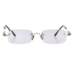 クロムハーツ  PILLS II フローラルテンプルリムレスサングラス/眼鏡 メンズ 49□22-144