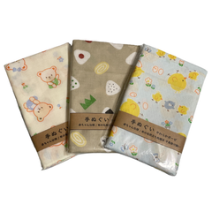 【秋冬仕様 本格手ぬぐい あったかやわらか ３枚セット】綿100% 33×90cm 新品未使用 No.08 赤ちゃん仕様