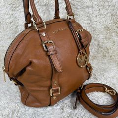 MICHAEL KORS 2WAY ショルダーバッグ ブラウン - メルカリ