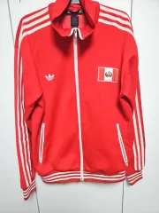 【adidas】アディダストラックジャケット ペルー　レッド 赤 白　Oサイズ 2025年最新】アディダス ペルーの人気アイテム - メルカリ