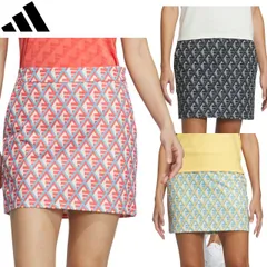 アディダスゴルフマルチカラードBOSプリントスカートインナーパンツ一体型レディース ゴルフ ウェア「ADIDAS GOLF IKK43」2024年春夏モデル