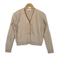 Fifth フィフス レディース カーディガン アクリル ベージュ M【中古】