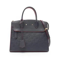 LOUIS VUITTON ルイ・ヴィトン ポンヌフMM モノグラムアンプラント マリーヌルージュ ハンドバッグ