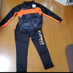 新品未使用　 アスレタ　ウォーム裏起毛ジャージ　上下セット　130