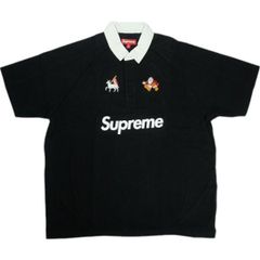 Size【XL】 SUPREME シュプリーム 24SS S/S Rugby Black ラガー半袖シャツ 黒 【中古品-非常に良い】 20822495