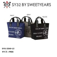 未使用 SY32ゴルフ 男女兼用 カートバッグトートバッグ キャメル