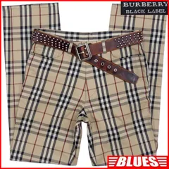 BURBERRY BLACK LABE 廃盤 バーバリーブラックレーベル ノバチェック パンツ W28 メンズ 73 ベージュ バーバリー_ウエスト73cmから77cm一覧←SEULB屋着古← HS202