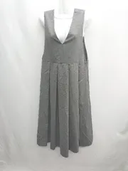 ◇ KBF　ケービーエフ ノースリーブ マキシ ワンピース サイズM グレー レディース E  【1408220024698】