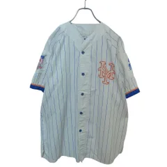 90s STARTER ニューヨークメッツ ベースボールシャツ A-3875のサムネイル