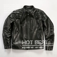 カウハイド 1950 パテッド ライダースレザージャケット牛革1.4mm2102 