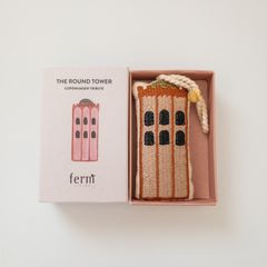 ferm living ラウンドタワー　刺繍　クリスマス　オーナメント