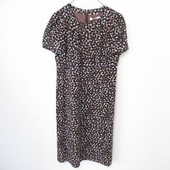 ピエール・カルダン pierre cardin 半袖 切替 ワンピース 総柄 レディース [s953576ss]