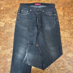 USA製 Supreme ブラックジーンズ 34 シュプリーム  デニム ボトムス ユーズド USED ヴィンテージ ビンテージ VINTAGE 古着 アメリカ製 MADE IN USA