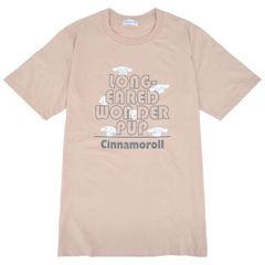 シナモロール Tシャツ 半袖 プリント サンリオ キャラクターズ Bピンクベージュ 春夏