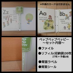 ペッピーキッズクラブ ピクチャーカード収納袋(リフィル) 約406