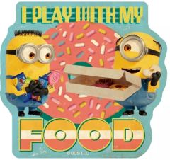 [중고] 스티커 스티커 (4) FOOD 여행 스티커 [괴도 글루의 미니언 초변신]