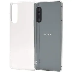 【人気商品】クリア 【 バックカバー あり 穴 ストラップ 背面ケース 専用 マーク2 】 エクスペリア5 スマホケース 素材 無地 デザイン シンプル クリアケース 透明 ハードケース A002SO / / SOG02 SO-52A ケース II 5 Xpe