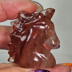 ドリームアメジスト✨九尾狐✨カービング✨ - メルカリ