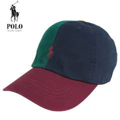 ラルフローレン POLO RALPH LAUREN 男女兼用 キャップ PATCHWORK CAP パッチワークキャップ MULTI(マルチ) 帽子 男女兼用 メンズ レディース 赤 緑 紺 青 黄 ロゴ 刺繍 ポニー パネルキャップ