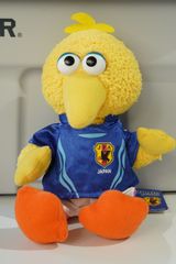 未使用 セサミストリート サッカー日本代表チーム ピッチぬいぐるみ