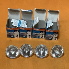 ハロゲンランプ(4個セット) 三菱/オスラム JR12V50W-KFL/GT GU5.3口金 12V 50W 中角 DECOSTAR