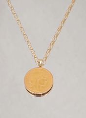 K18YG ネックレス20フラン(金貨) ペンダント 11g 45cm