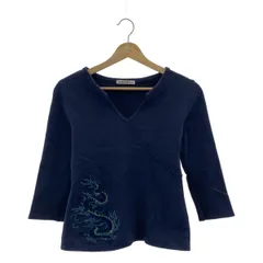 VIVIENNE TAM　ドラゴン　ベルトリボン　スリット　チュニックワンピース VIVIENNE TAM ドラゴン ベルトリボン スリット チュニック