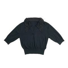 LOKITHO エンブロイダリーコンビブルゾン LOKITHO ロキト EMBROIDERY COMBI BLOUSON エンブロイダリー
