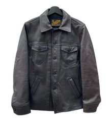 美品】SCHOTT 120US NAKED COW G-JACKET 38 黒 - メルカリ