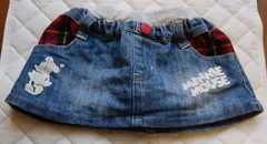 ベビードール　デニムスカート　90cm
