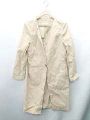 ◇ ⊂ PLST プラステ 長袖 ステンカラーコート サイズM ベージュ レディース E  【1409100009668】