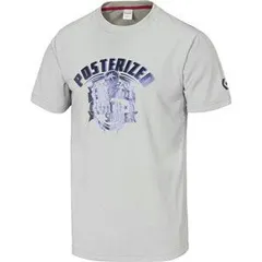 【新品】CONVERSE(コンバース) メンズ 8S プリントTシャツ　ライトグレー　CB281309-1700