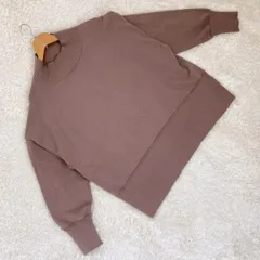 !【GAP】ギャップ ハイネック 無地 ブラウン M 10048